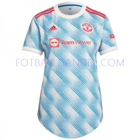 Dame Fotballdrakter Manchester United Borte 2021-22 Kortermet